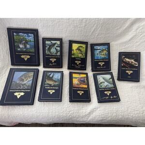 Lot of 9 Hardcover North American Fishing Club Books NAFC EXCELLENT CONDITION
